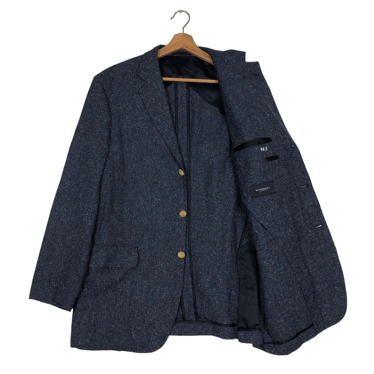 Burberry 🔥Vintage Wool Work Jacket Burberry London Double Breast Size US L / EU 52-54 / 3 - 11 Thumbnail