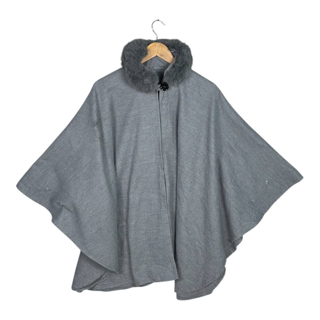 Cloak Avant Garde Japanese Brand Poncho Cape Cloak Autumn Winter Size US L / EU 52-54 / 3 - 1 Thumbnail