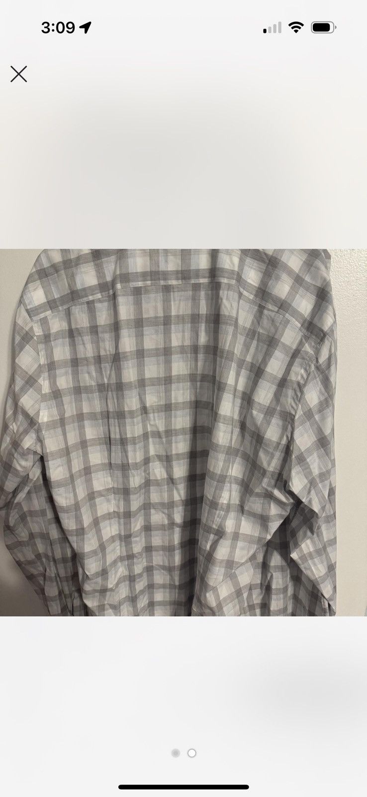 Saks Fifth Avenue Brand new Saks 5th ave plaid button-up shirt # Size US XXL / EU 58 / 5 - 2 Thumbnail
