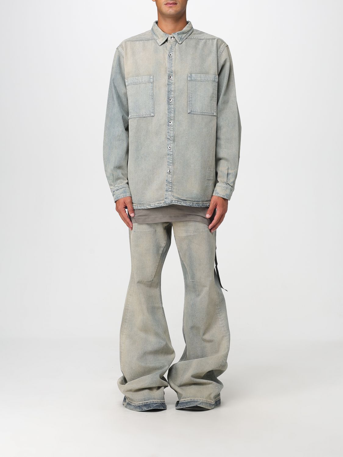 Rick Owens Drkshdw Rick Owens Drkshdw Jacket Men Denim Size US M / EU 48-50 / 2 - 1 Thumbnail