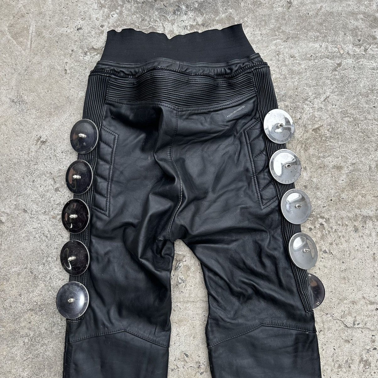 Leather Vintage Moto Leather Pants Size 52 Style USA 00s Y2K Size US 36 / EU 52 - 10 Thumbnail