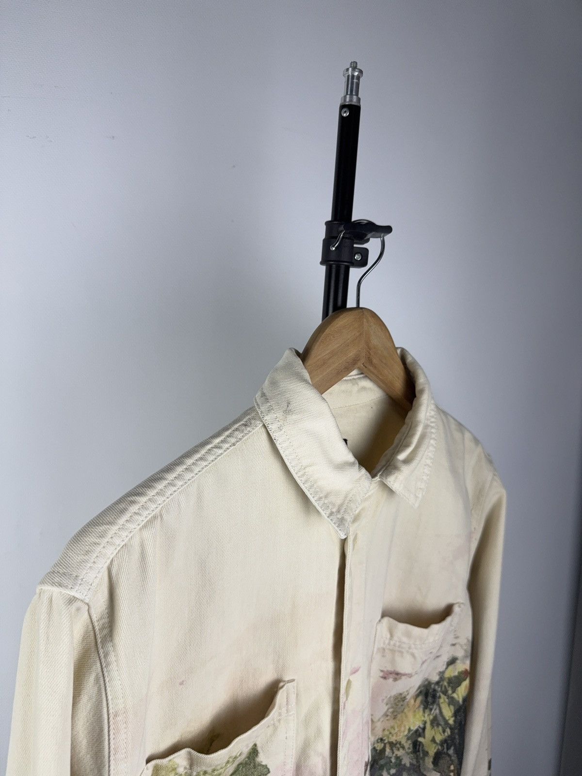 Zara Avant Garde ZARA / Raf Simons style ART Cotton Heavy Shirt Size US S / EU 44-46 / 1 - 6 Thumbnail