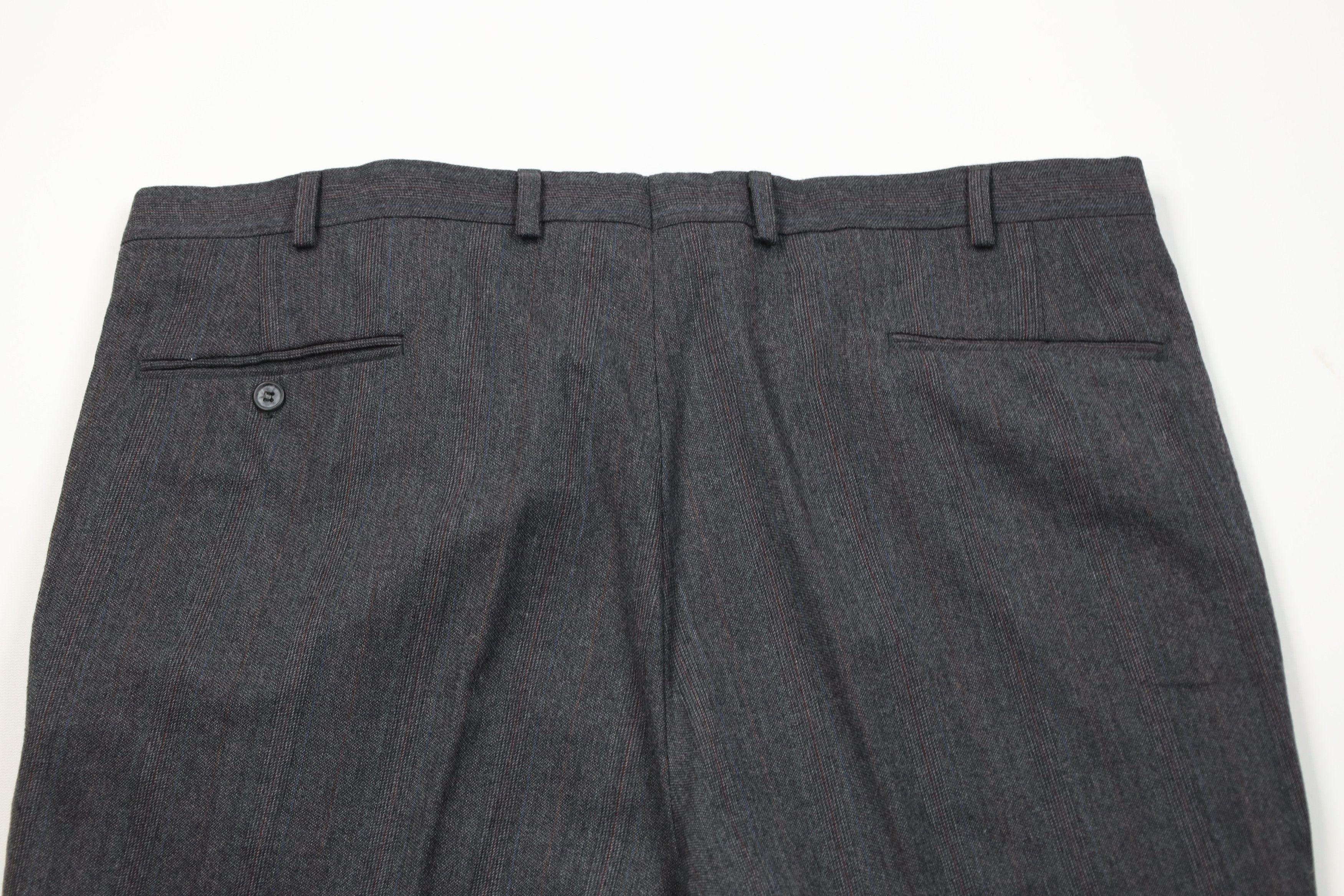 Vintage Vintage 70s Streetwear Striped Wide Leg Chino Pants Gray Size US 40 / EU 56 - 11 Thumbnail