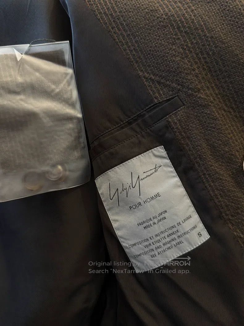 Yohji Yamamoto Yohji Yamamoto size s 96AW Eclipse blazer Size 48R - 4 Thumbnail
