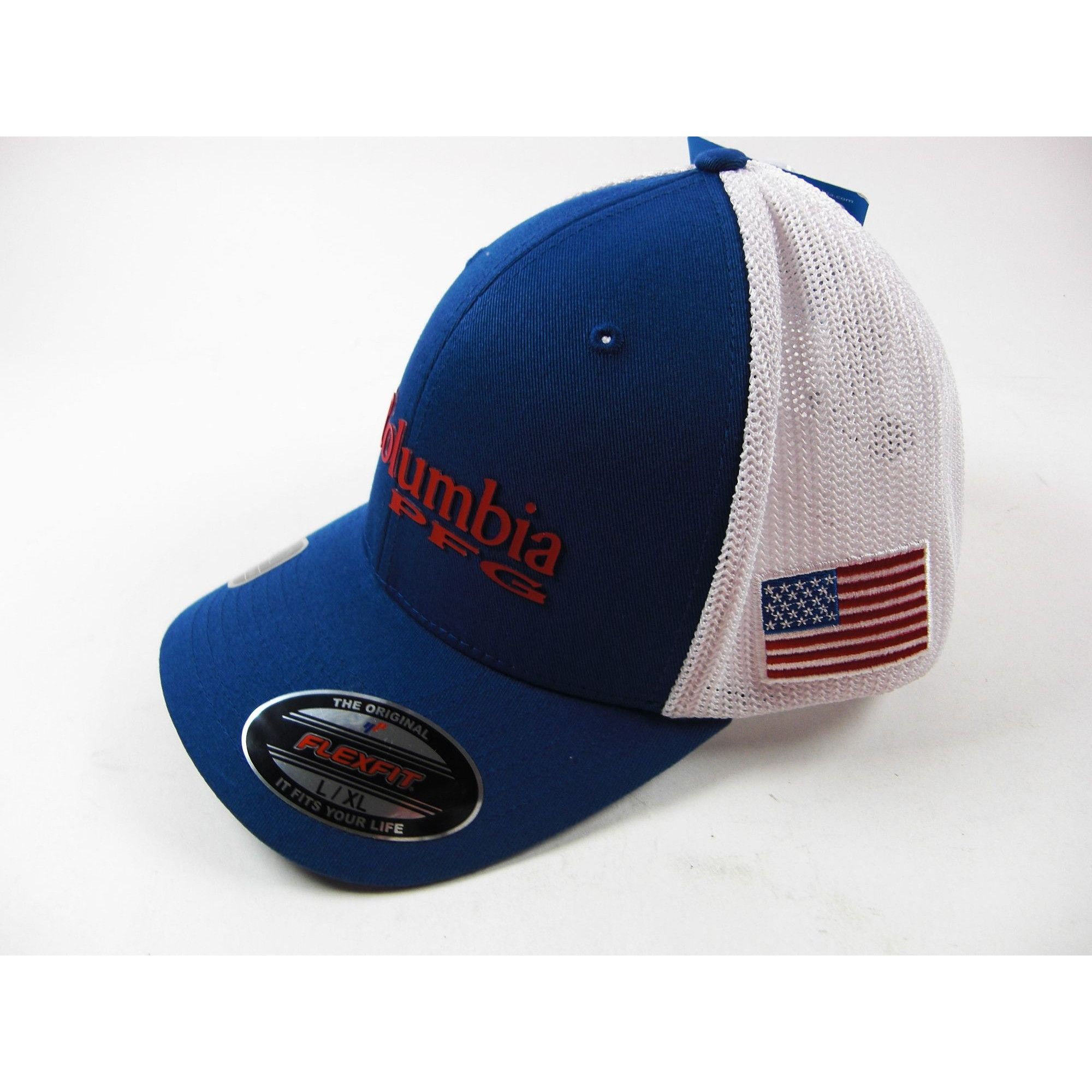 Columbia Columbia Men's PFG Mesh Snapback Ball Cap Vivid Blue L/XL Size ONE SIZE - 7 Thumbnail
