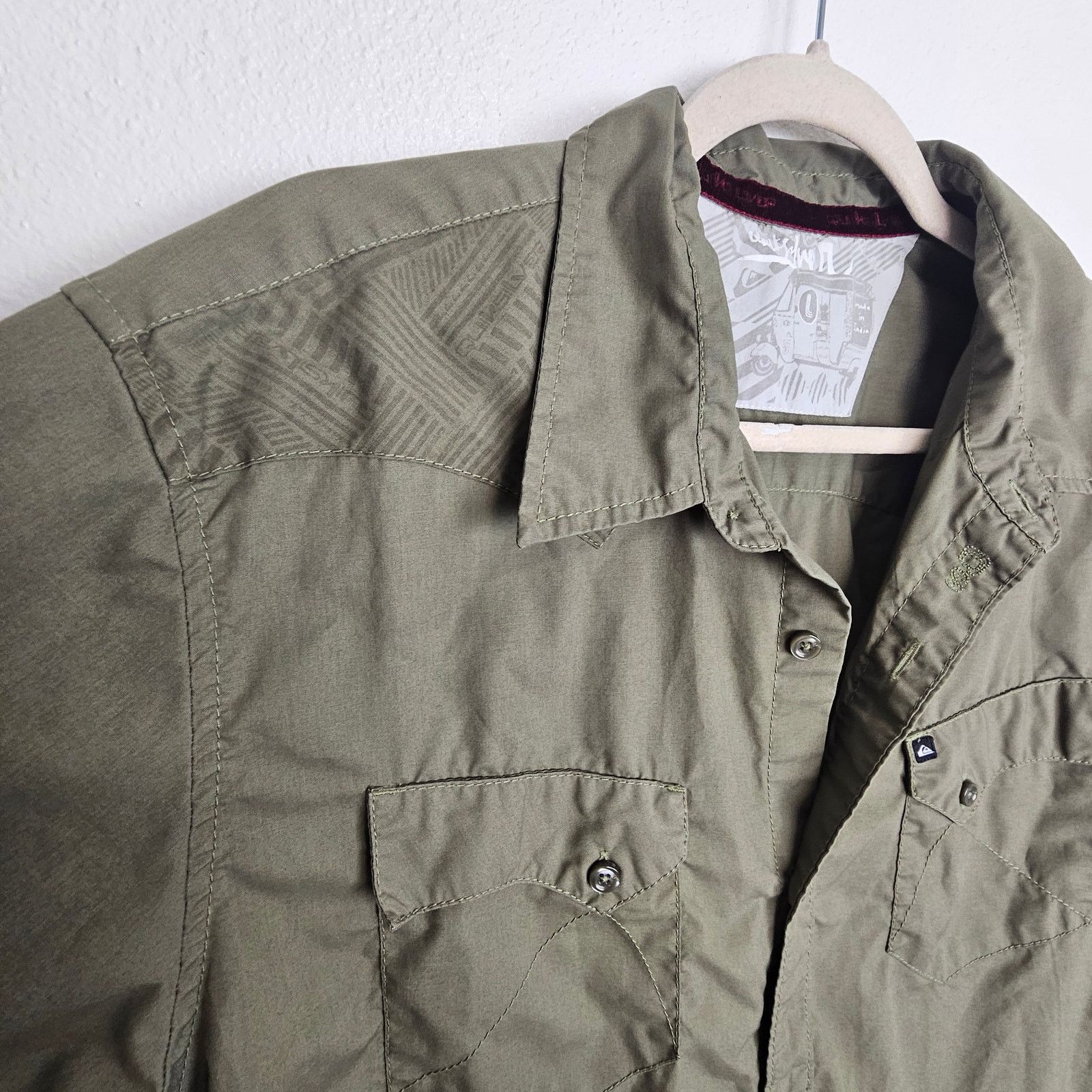 Quiksilver Quiksilver Mens Western Shirt Sz L Cowboy Country Minimalist Size US L / EU 52-54 / 3 - 5 Thumbnail