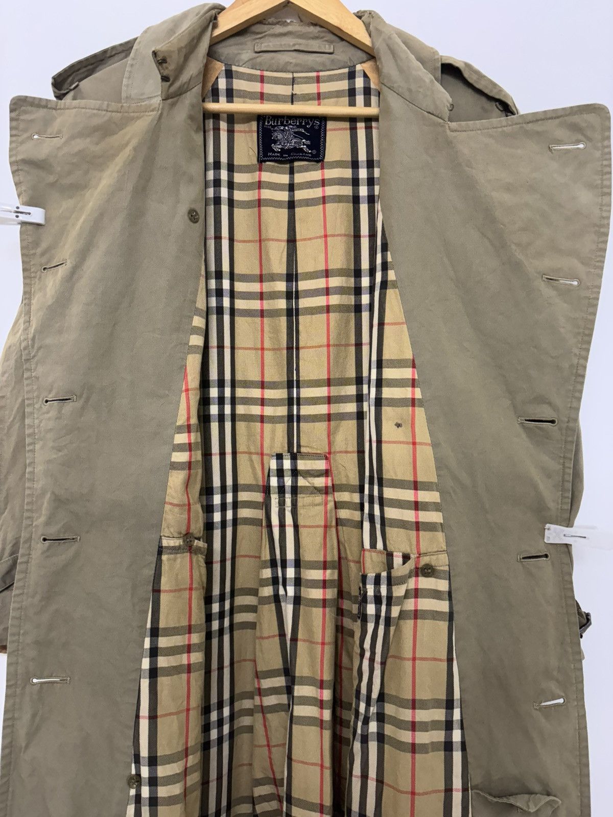 Burberry VINTAGE BURBERRY TRENCH COAT Size US M / EU 48-50 / 2 - 2 Thumbnail