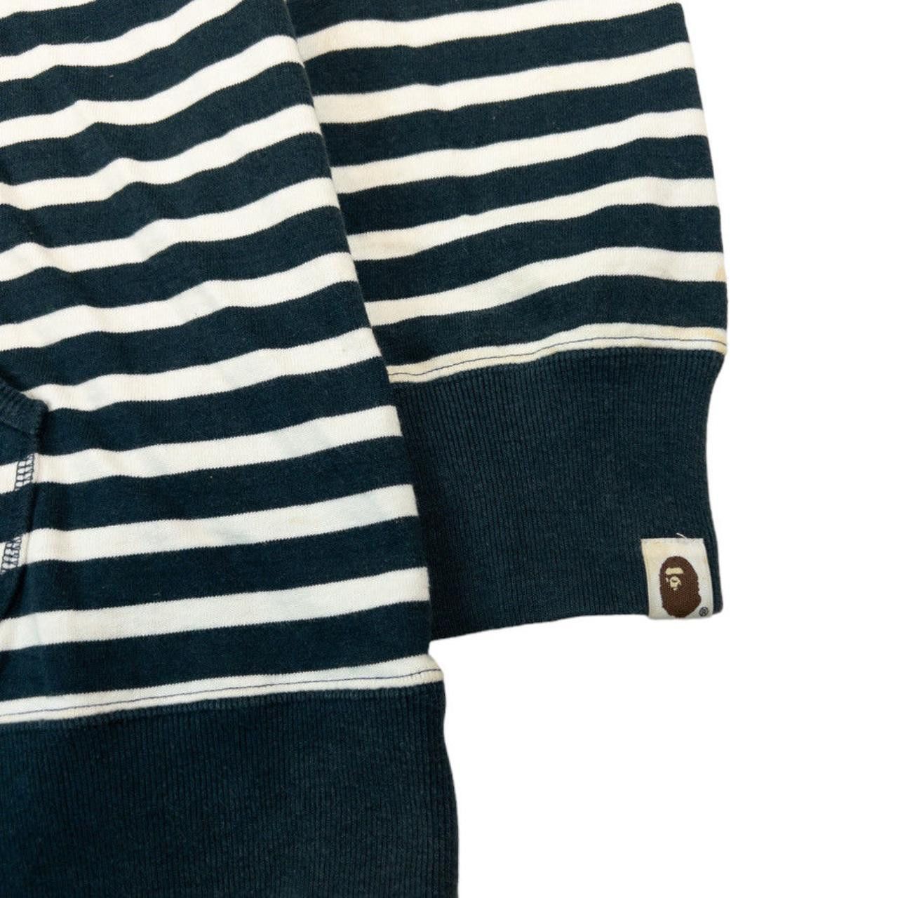 Bape Vintage BAPE Striped Hoodie Size L Size US L / EU 52-54 / 3 - 6 Thumbnail