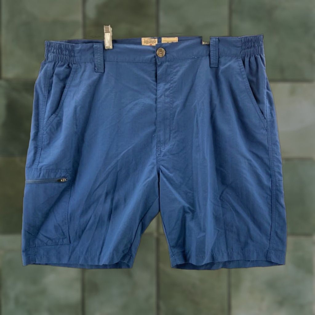 Vintage RedHead Mens High Rise Cargo Shorts Navy Blue Size 42 Regular Size US 42 / EU 58 - 1 Thumbnail