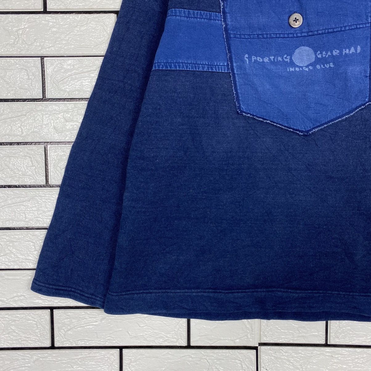 Issey Miyake Vintage Indigo Sweatshirt Hai Sporting Gear Issey Miyake Size US M / EU 48-50 / 2 - 5 Thumbnail