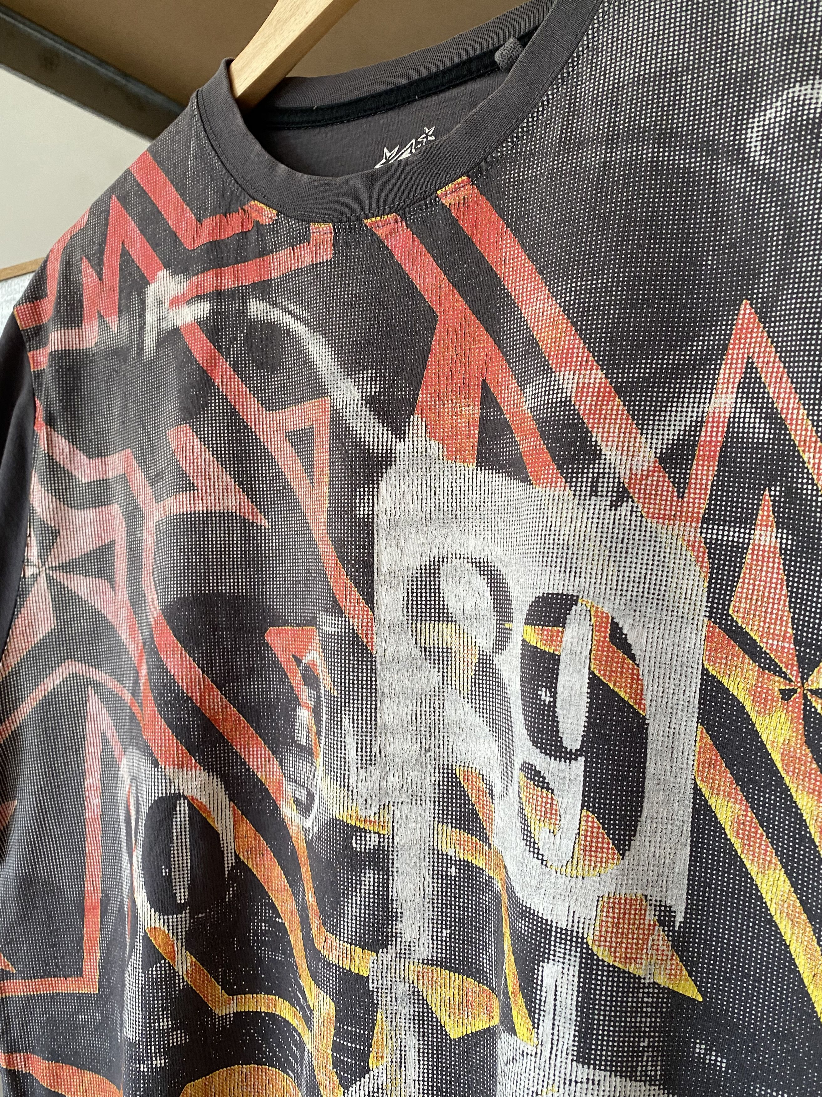 No Fear No Fear Vintage 2000s All Over Print Moto T-shirt Size US M / EU 48-50 / 2 - 12 Thumbnail