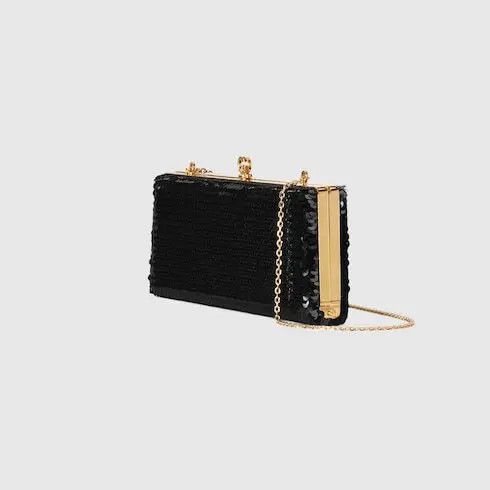Gucci o1la5ras0526 Size: OS / Broadway Small Sequin Evening Bag Size ONE SIZE - 2 Thumbnail