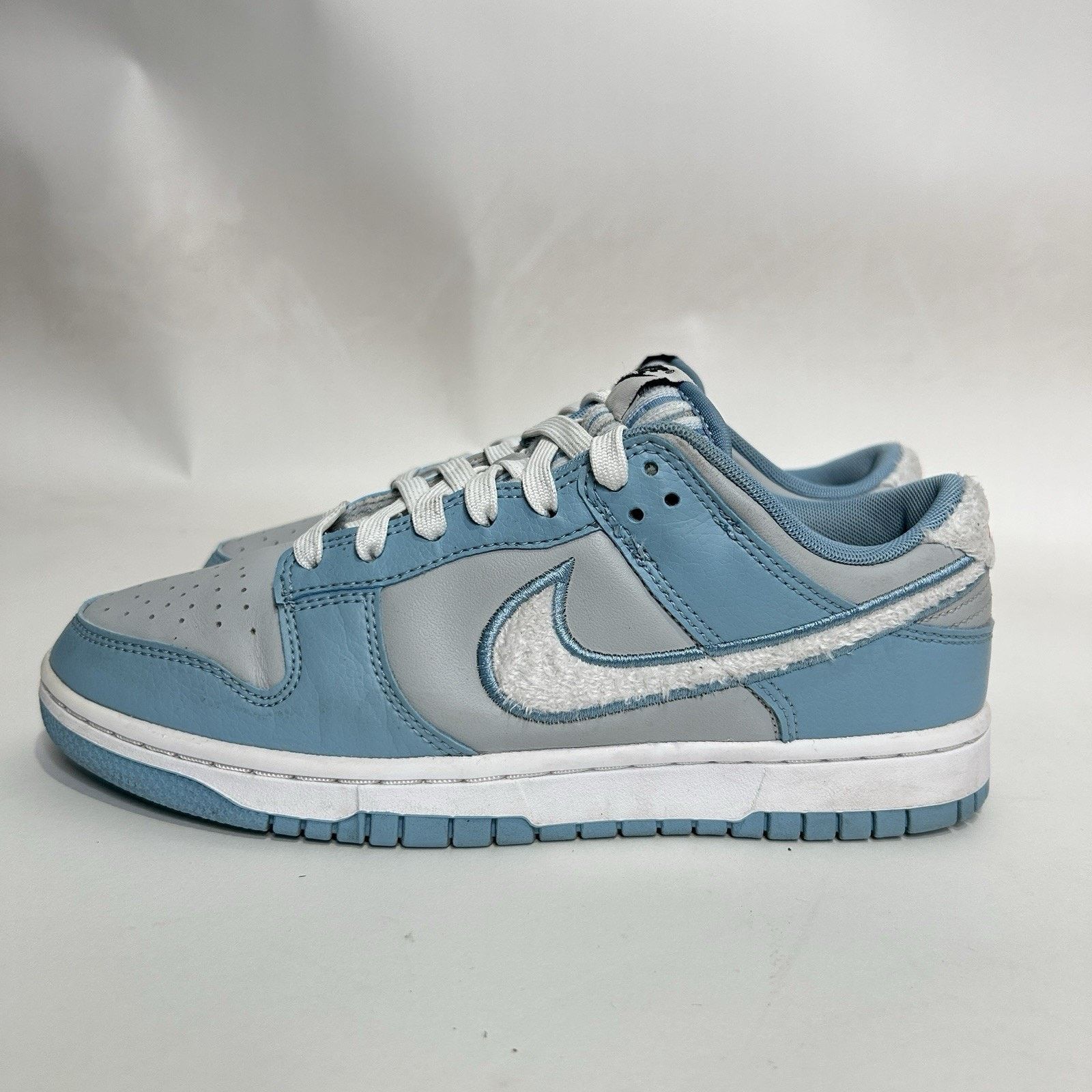 Nike Nike Dunk Low Retro “Fleece Swoosh Worn Blue” Size US 8.5 / IT 38.5 - 6 Thumbnail