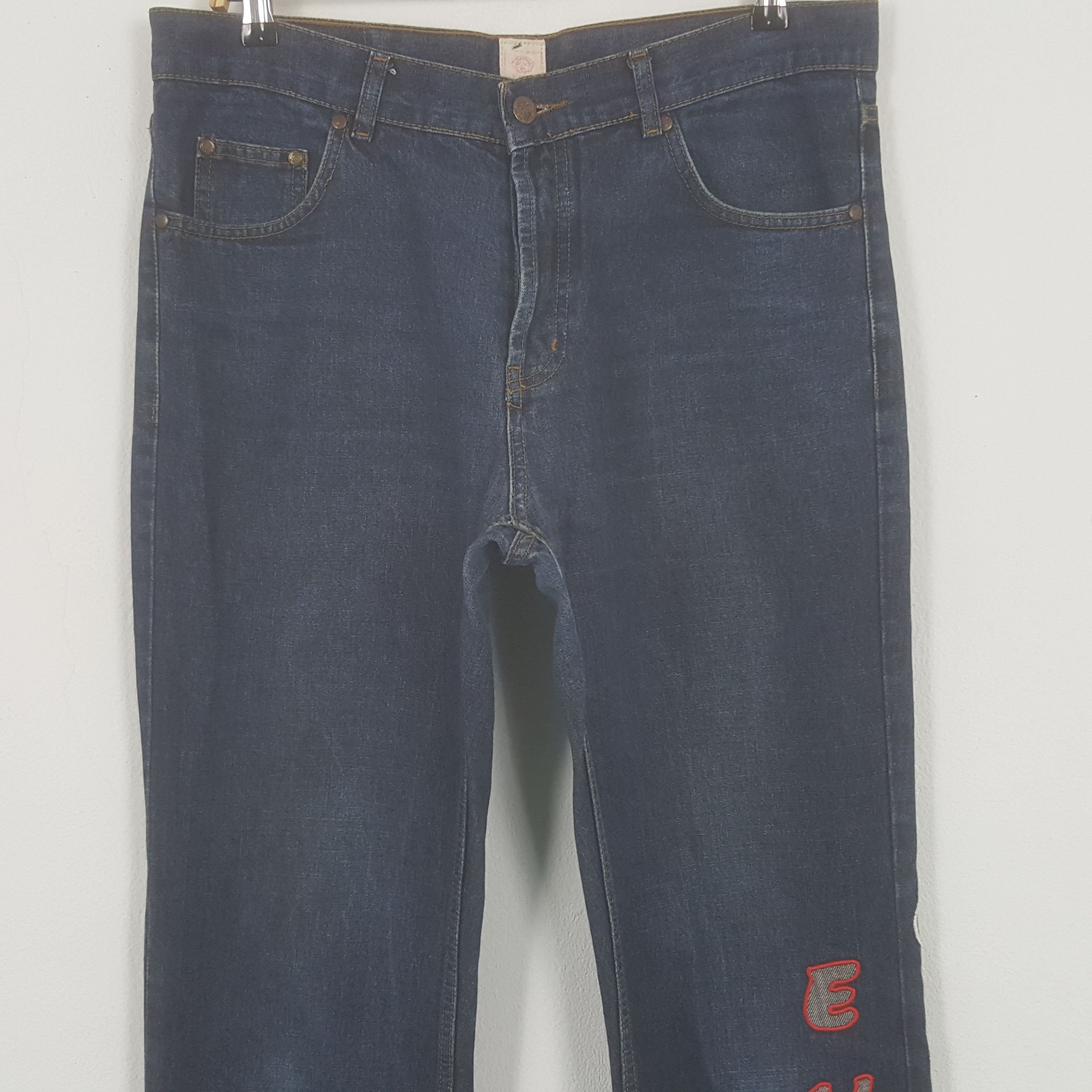 If Six Was Nine × Japanese Brand × Vintage Vintage Evisu Japanese Brand Daicock Custom Art Denim Jeans Size US 34 / EU 50 - 5 Thumbnail
