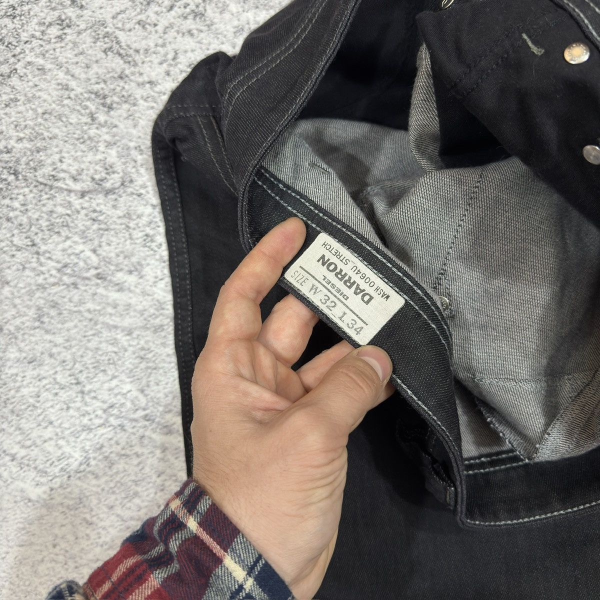 Designer × Diesel Diesel Darron Mens Jeans 32/34 Size US 32 / EU 48 - 15 Thumbnail