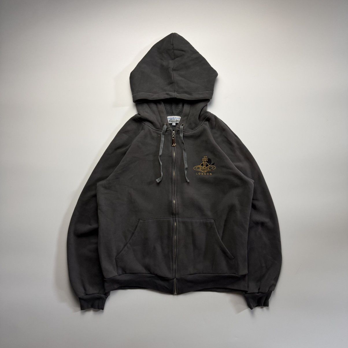 Vivienne Westwood Vivienne Westwood L Turtle Hoodie Zip Up Luxury