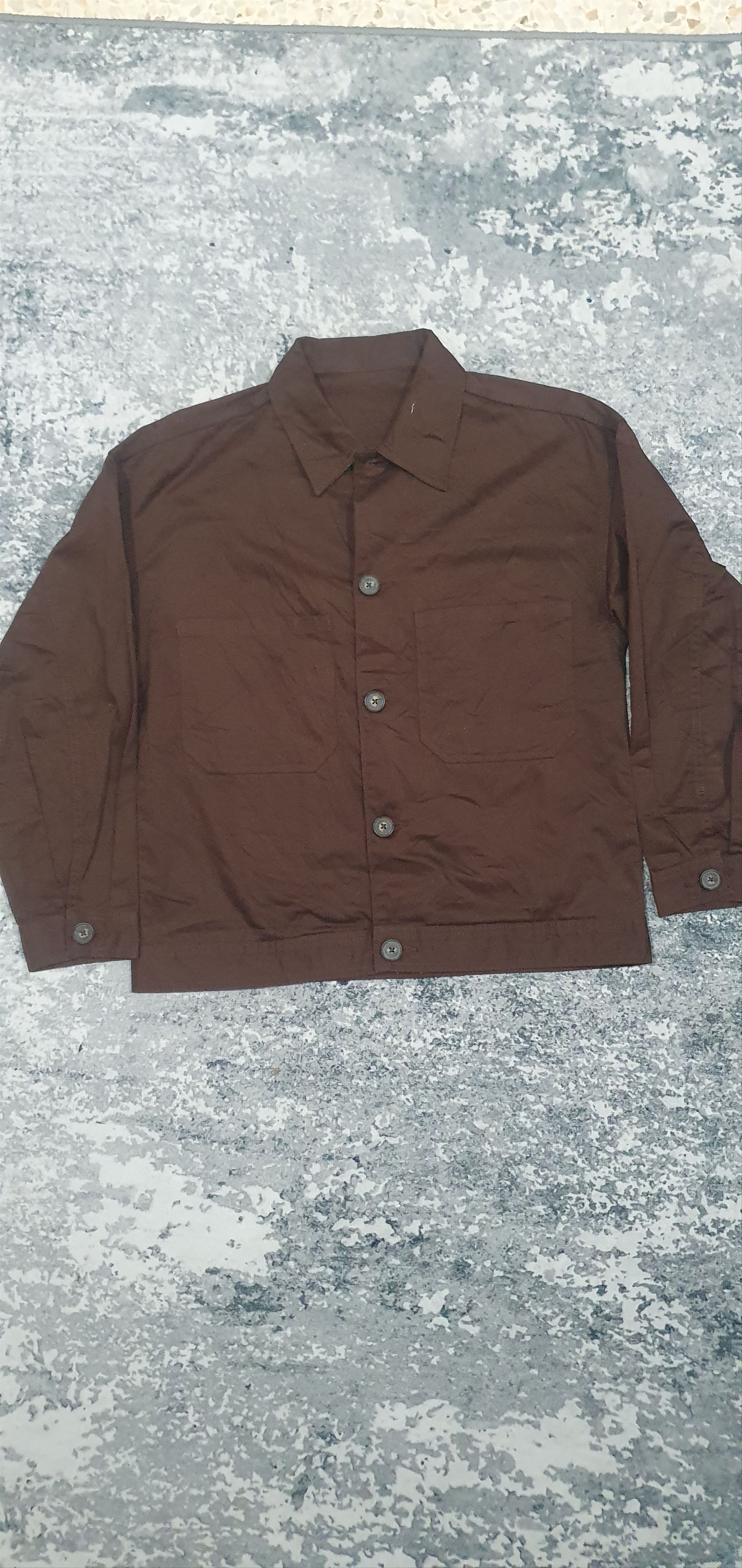 image of Gu Chef Jacket in Brown, Men's (Size Medium)