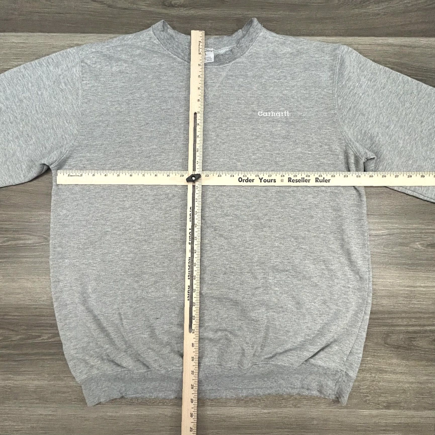 Carhartt VINTAGE Carhartt Sweatshirt Mens Large Gray Crewneck Pullover Embroidered Logo Size US L / EU 52-54 / 3 - 5 Thumbnail