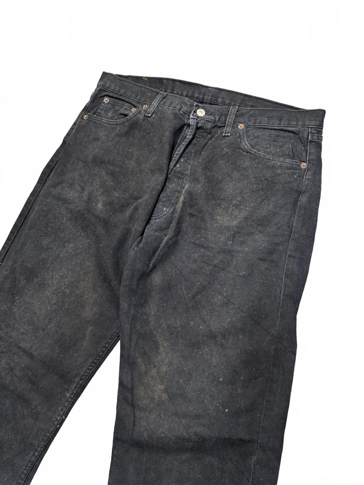 Designer Levi's 501 Black Jeans W36 L36 Size US 36 / EU 52 - 3 Thumbnail