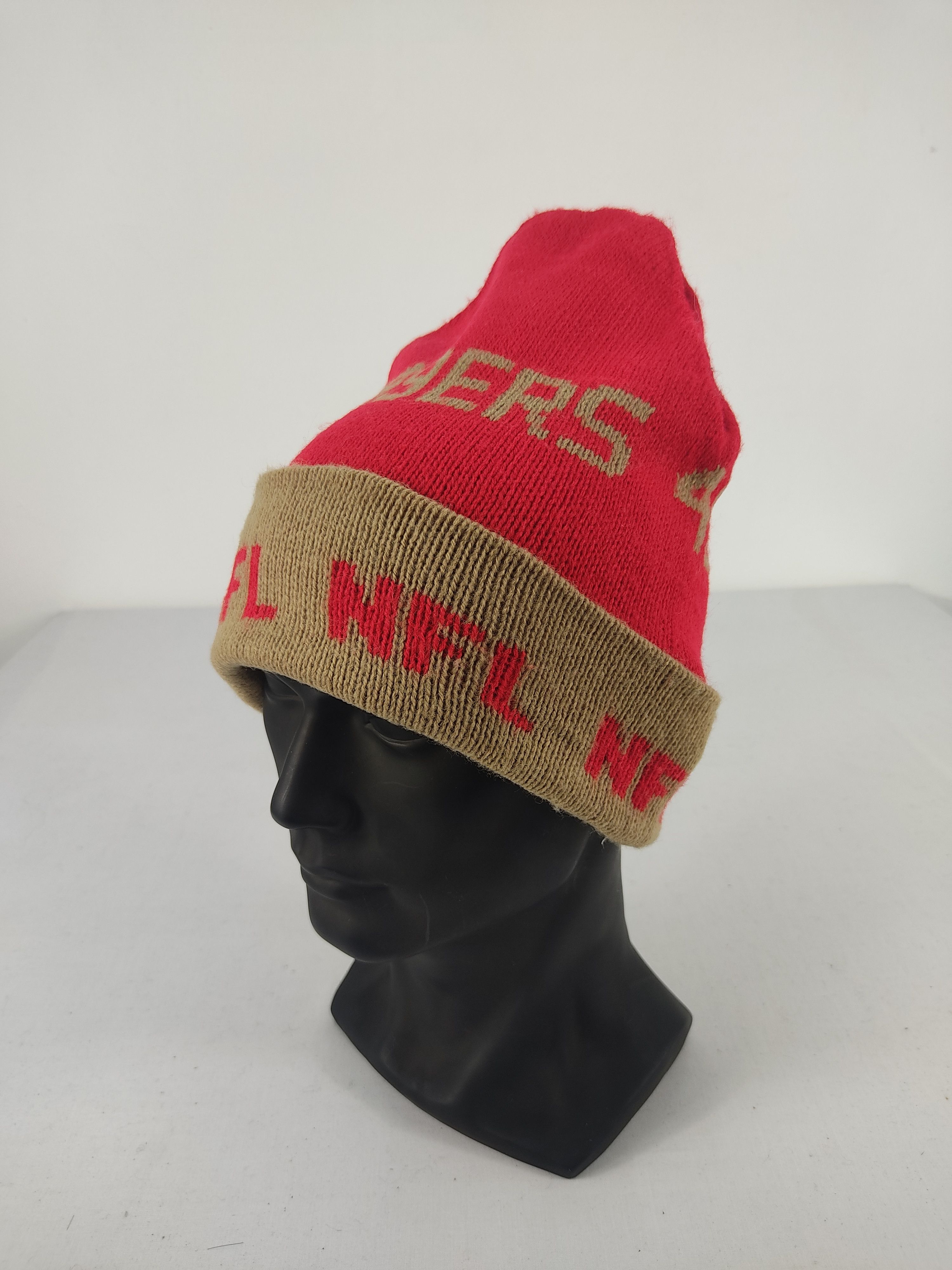 NFL × Vintage Vintage NFL 49ers Beanie / Snow Hat / Snow Cap Size ONE SIZE - 1 Thumbnail