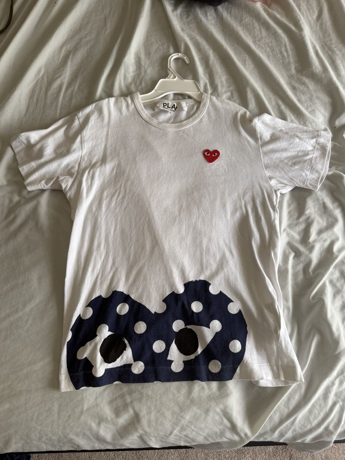 Comme des Garcons Commes Des Garçons Polka Dot Heart T-shirt Size US L / EU 52-54 / 3 - 1 Thumbnail