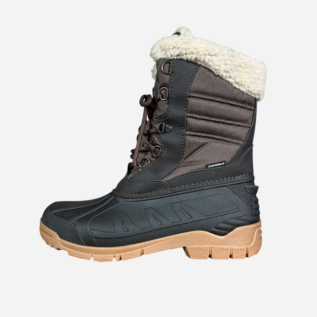 Other Spirale Brown Vegan Women’s Snow Lace Up Boots sz 10.5-11 Size US 11 / IT 41 - 5 Thumbnail