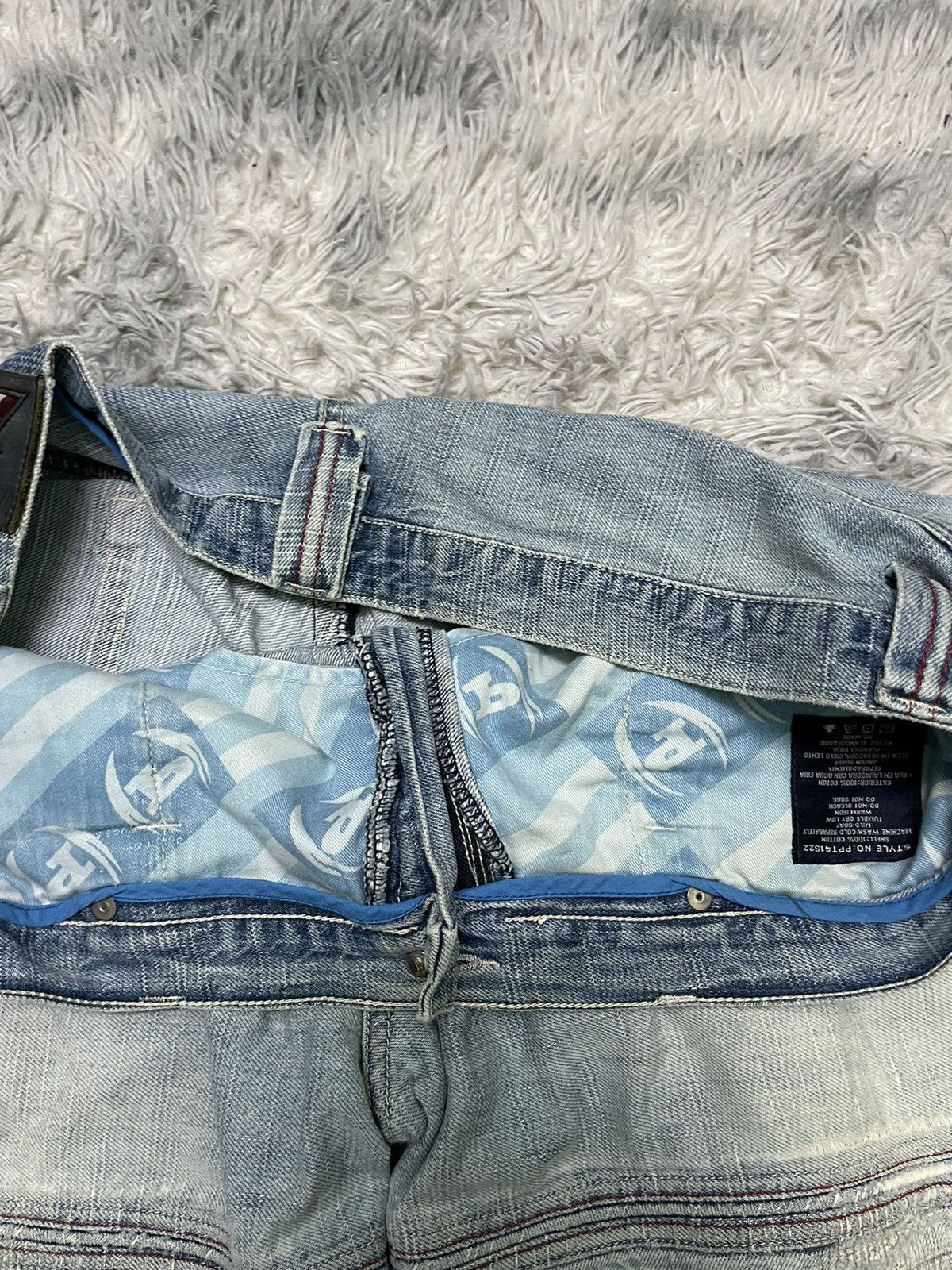 Phat Farm 2000s PHAT FARM BAGGY PANT STYLE DISTRESSED Size US 40 / EU 56 - 9 Thumbnail