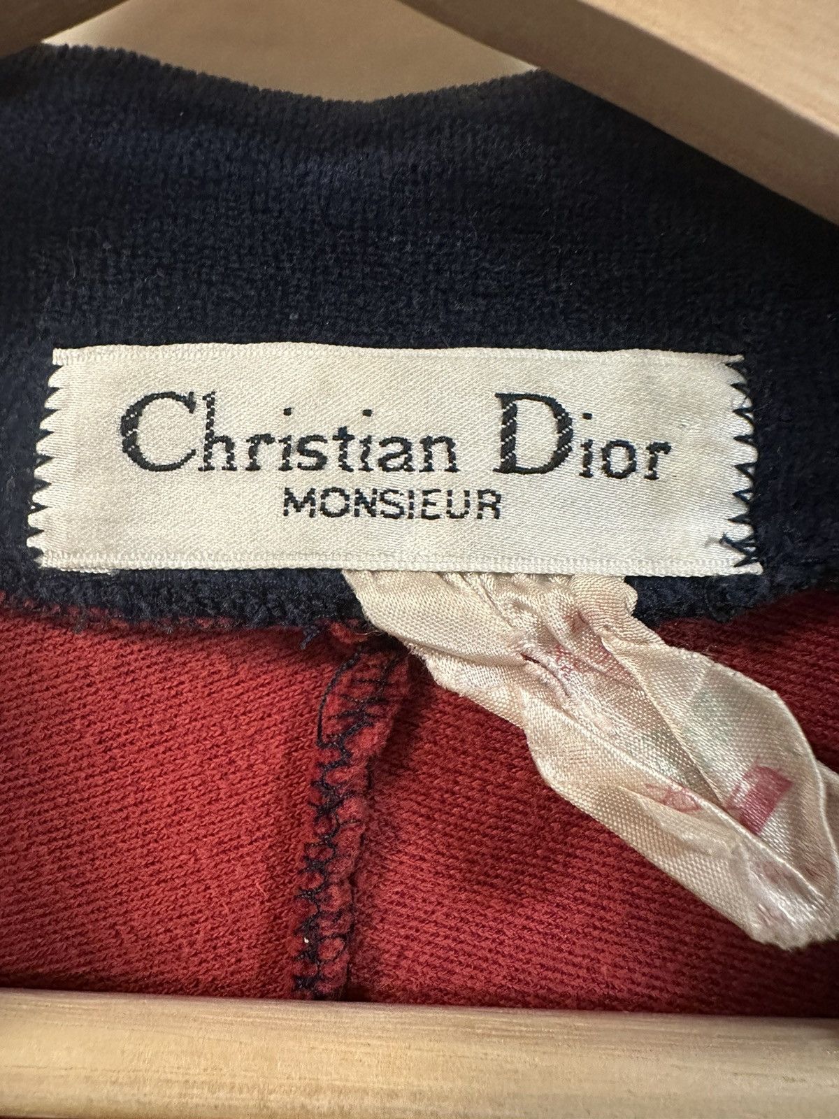 Christian Dior Monsieur × Dior × Vintage Christian Dior Monsieur Fleece Track Jacket Size US L / EU 52-54 / 3 - 3 Thumbnail
