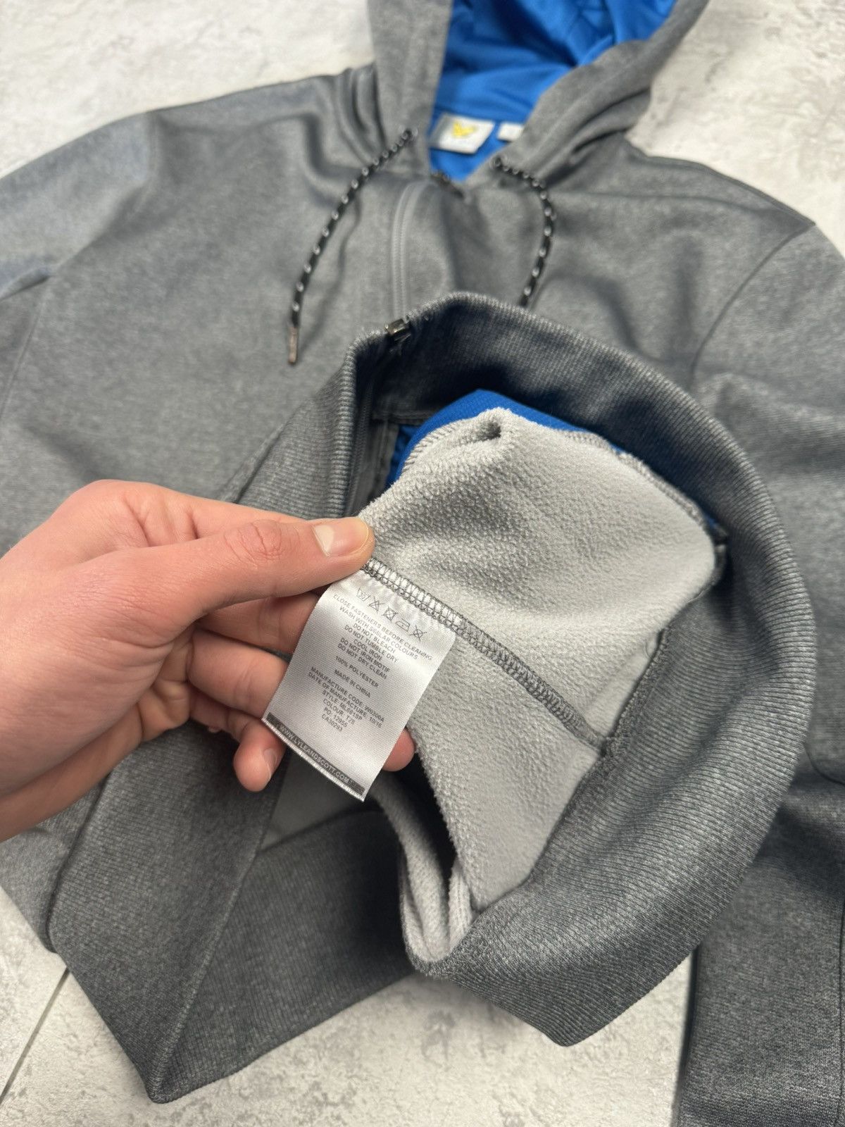 Lyle & Scott Lyle & Scott Grey Full Zip Hoodie Men’s Hooded Size S Size US S / EU 44-46 / 1 - 11 Thumbnail