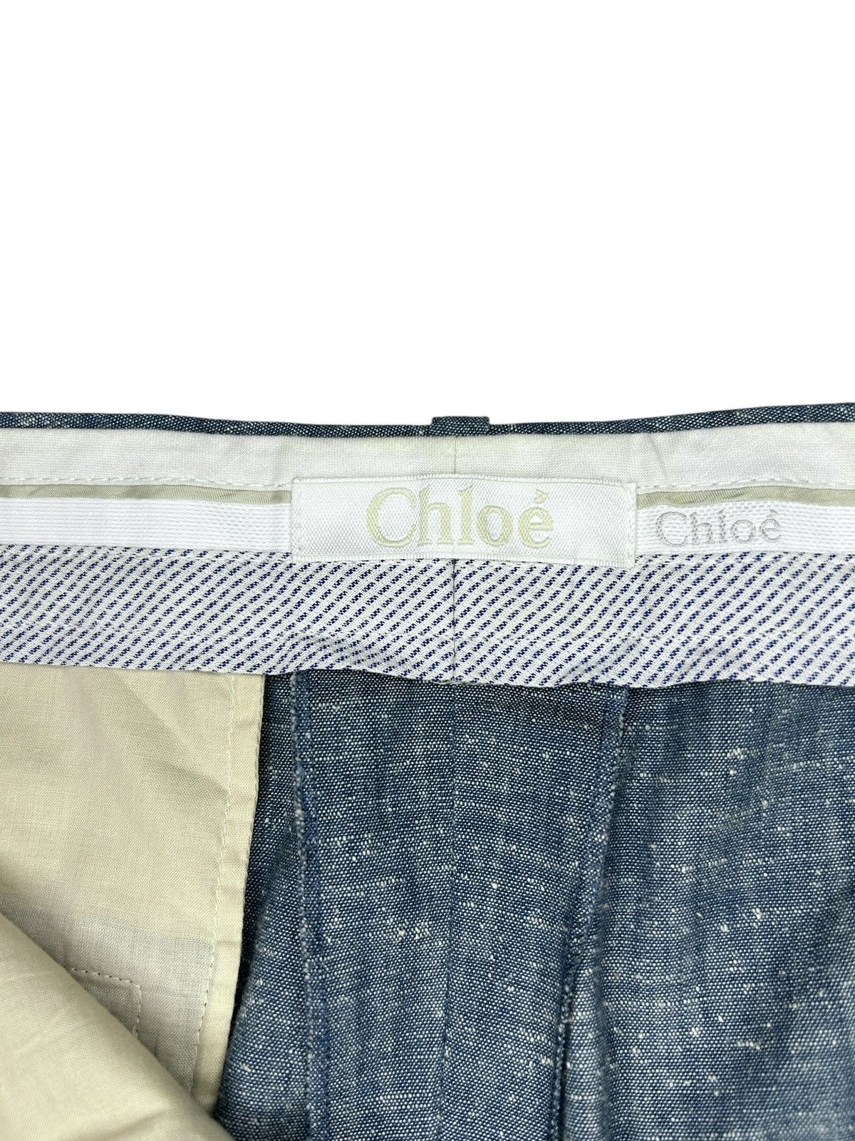 Chloe F/W 10 Tailored Cotton Trousers Size 27" / US 4 / IT 40 - 5 Thumbnail