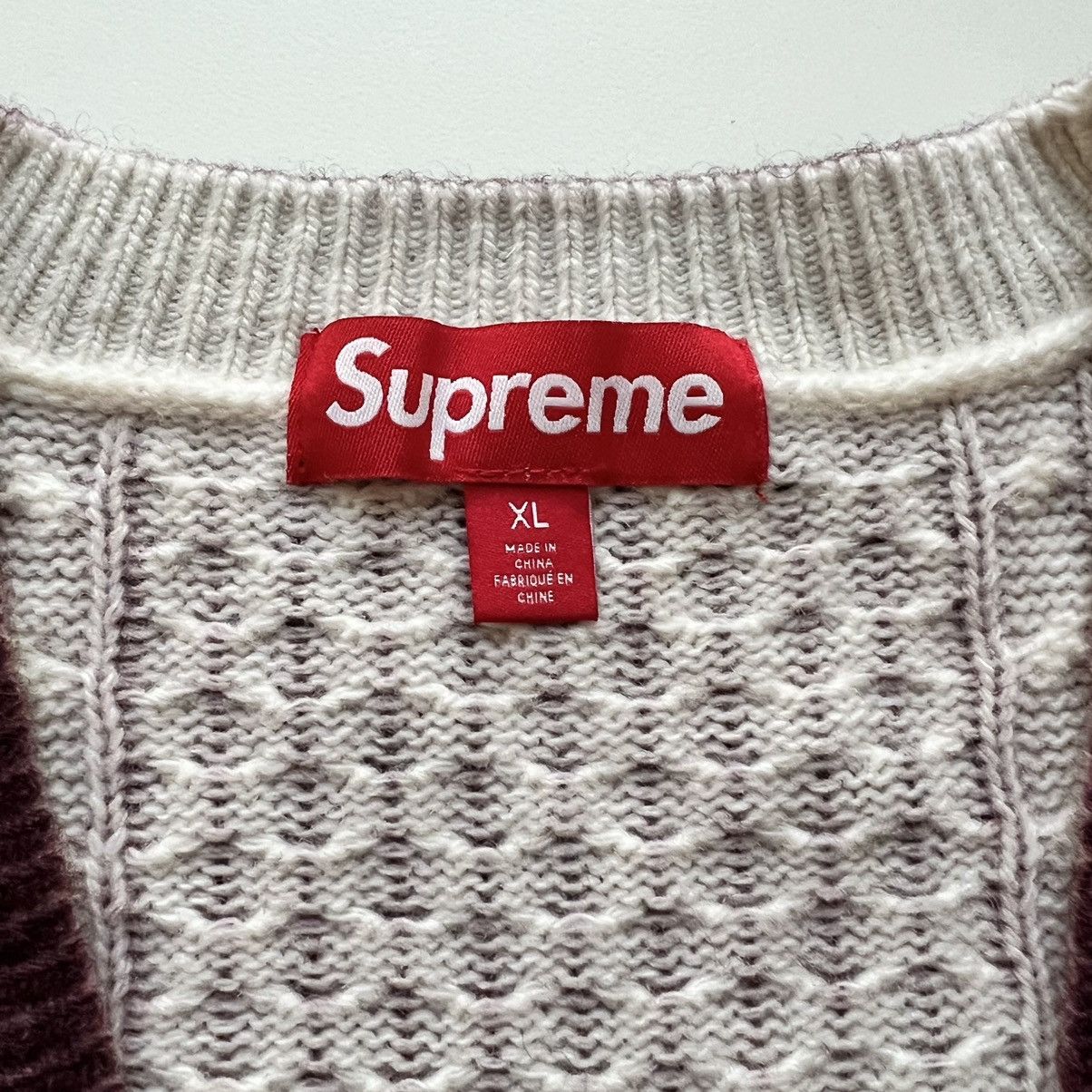Jane's Addiction Supreme Jane’s Addiction cardigan sweater burgundy XL Size US XL / EU 56 / 4 - 6 Thumbnail