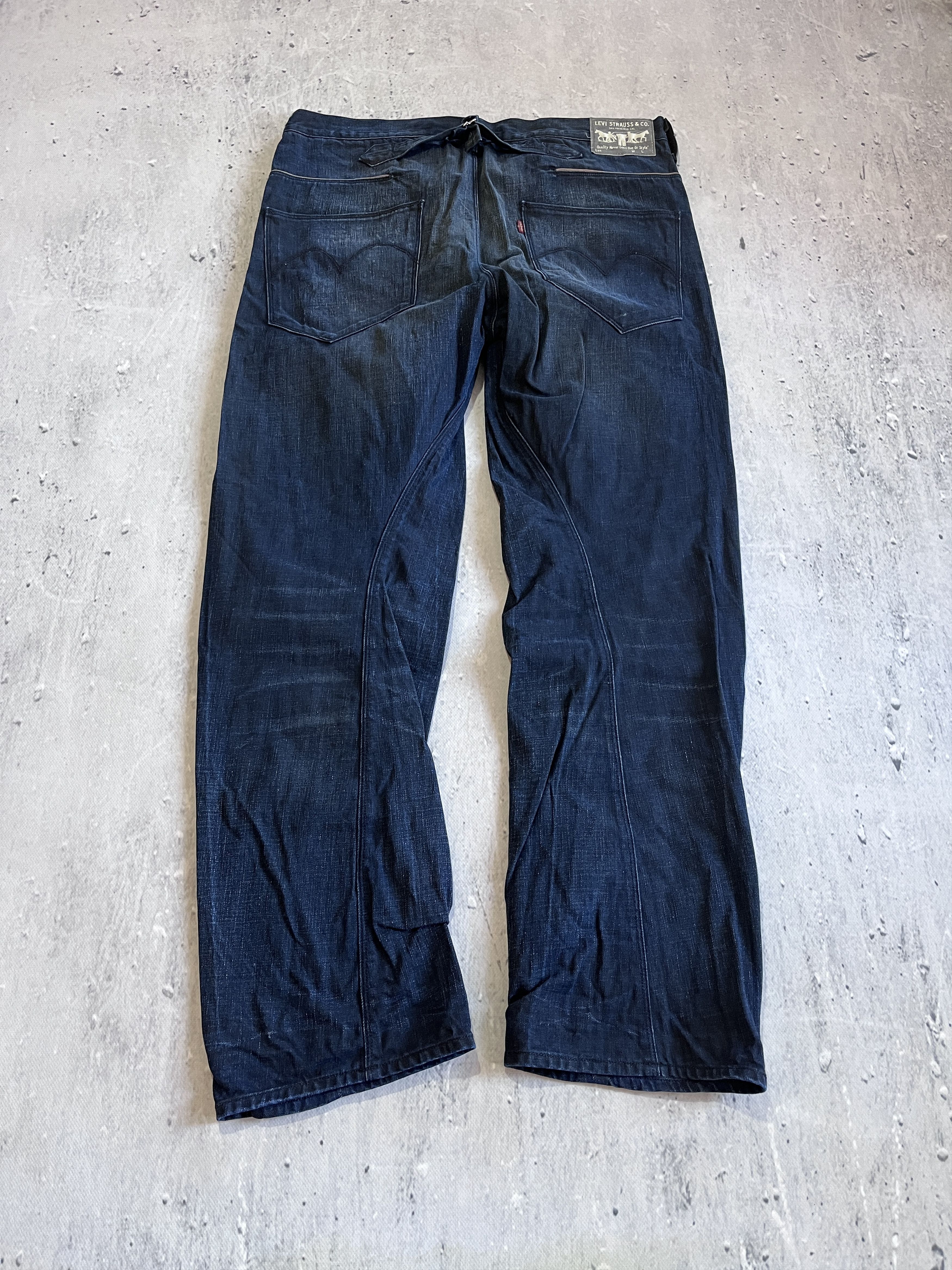 Levi's LEVI'S ENGINEERED JEANS 2011 TWISTED LEG BUCKLE BACK DENIM Size US 36 / EU 52 - 2 Thumbnail