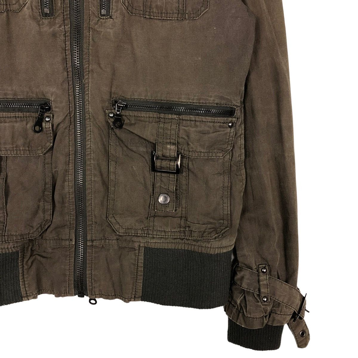 In The Attic 🔥VINTAGE BIKER JACKET IN THE ATTIC JAPAN MULTI POCKET PUNK Size US M / EU 48-50 / 2 - 7 Thumbnail