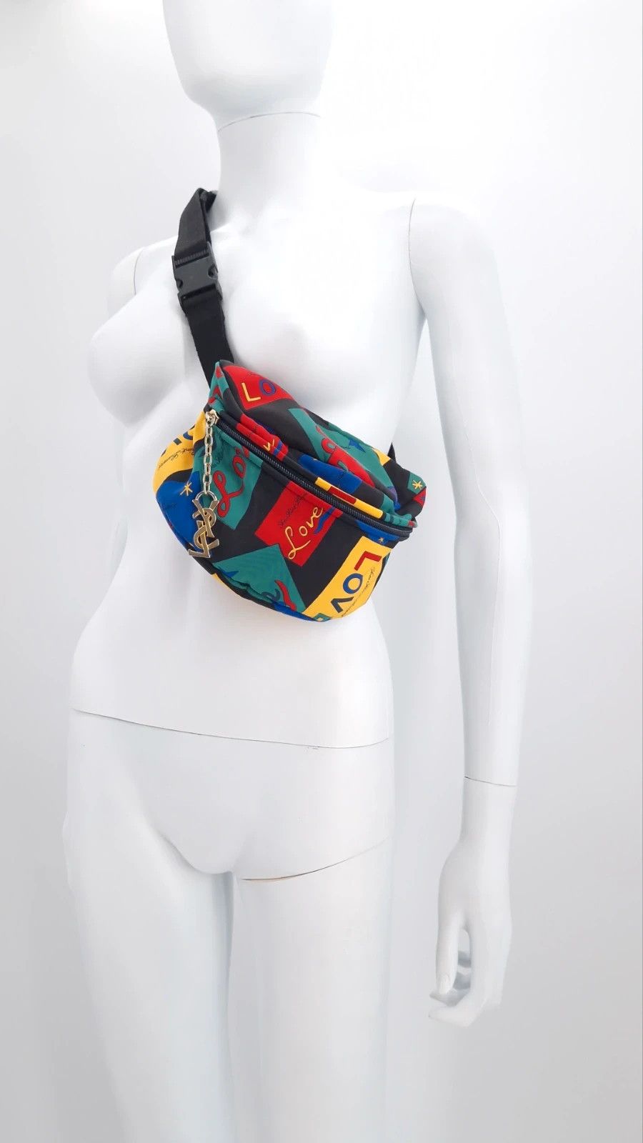 Yves Saint Laurent YSL Bumbag with gold chain Size ONE SIZE - 2 Thumbnail