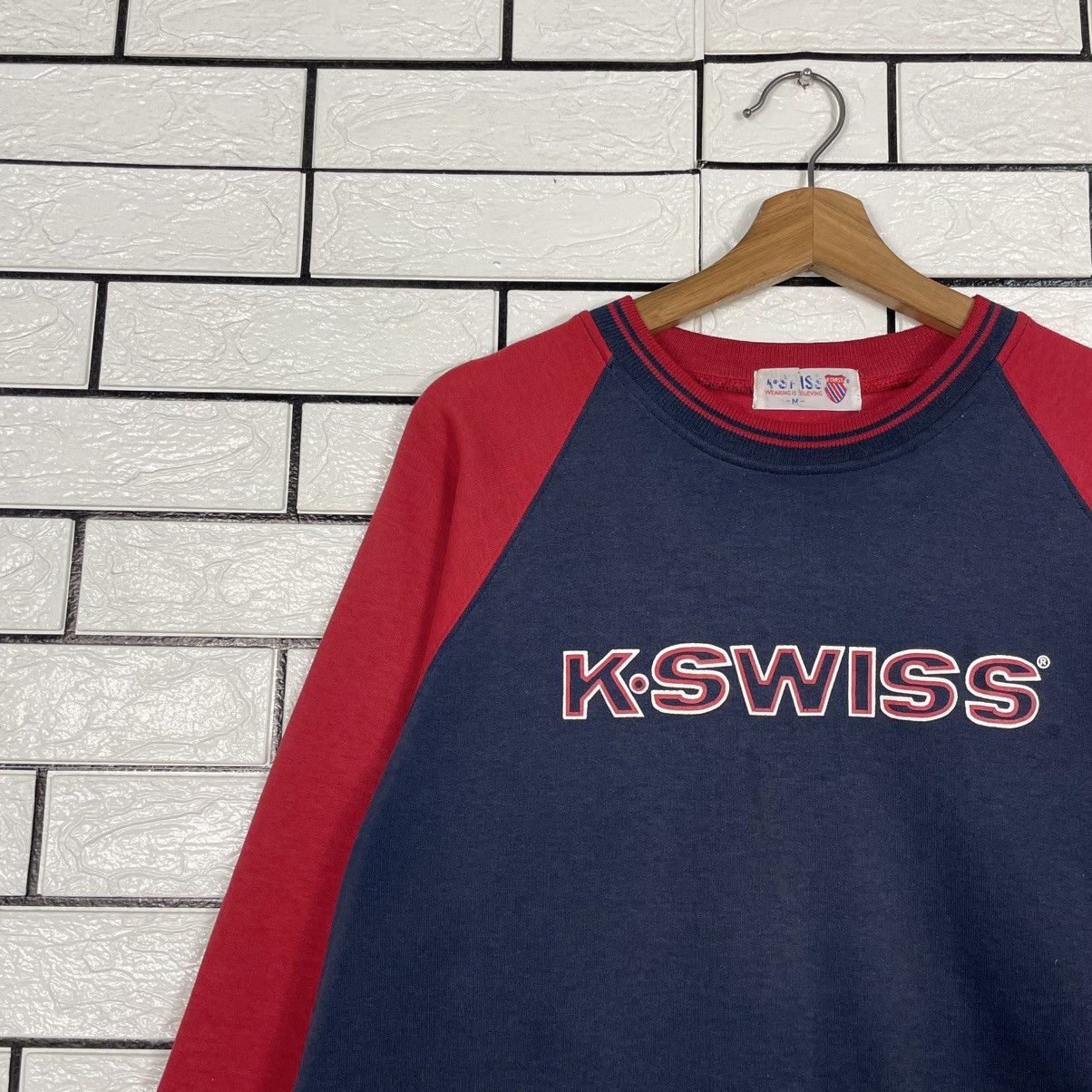 K-Swiss K-Swiss Two Tone Crewneck Sweatshirt Size US M / EU 48-50 / 2 - 6 Thumbnail