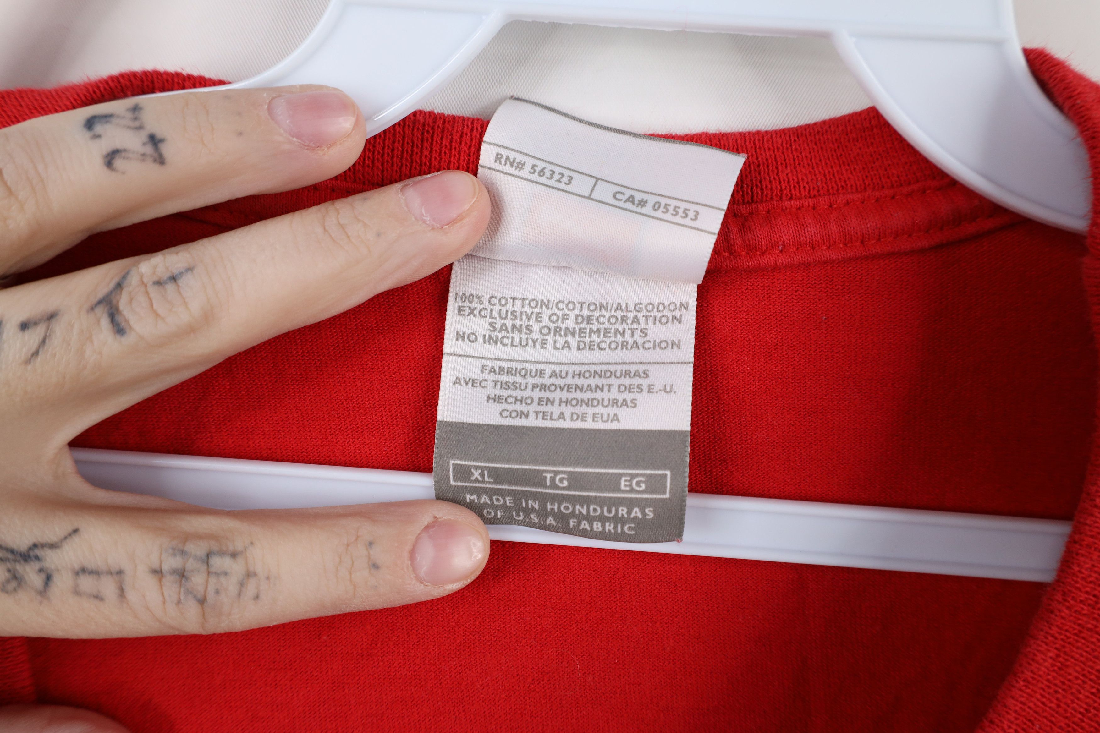Nike × Vintage Vintage Nike Scott Mini Swoosh Ohio State University T-Shirt Size US XL / EU 56 / 4 - 9 Thumbnail