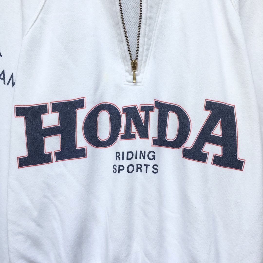 Honda Vintage 90s Honda Racing Riding Team Sweatshirt Size US L / EU 52-54 / 3 - 4 Thumbnail
