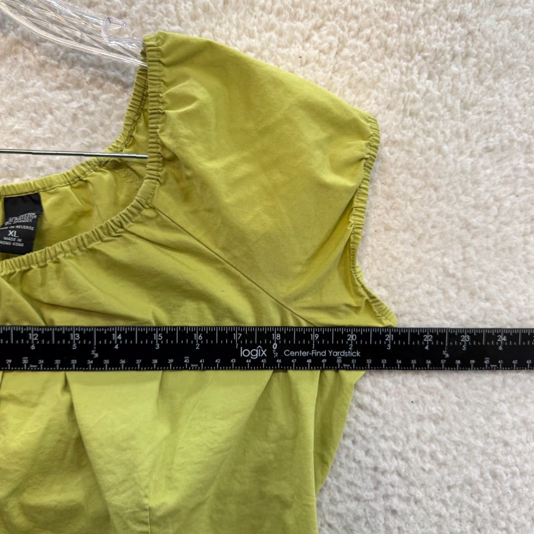 Vintage VINTAGE Y2K Milkmaid Peasant Shirt XL Green Cap Sleeve Cottagecore Coquette Fairy Womens Size XL / US 12-14 / IT 48-50 - 4 Thumbnail