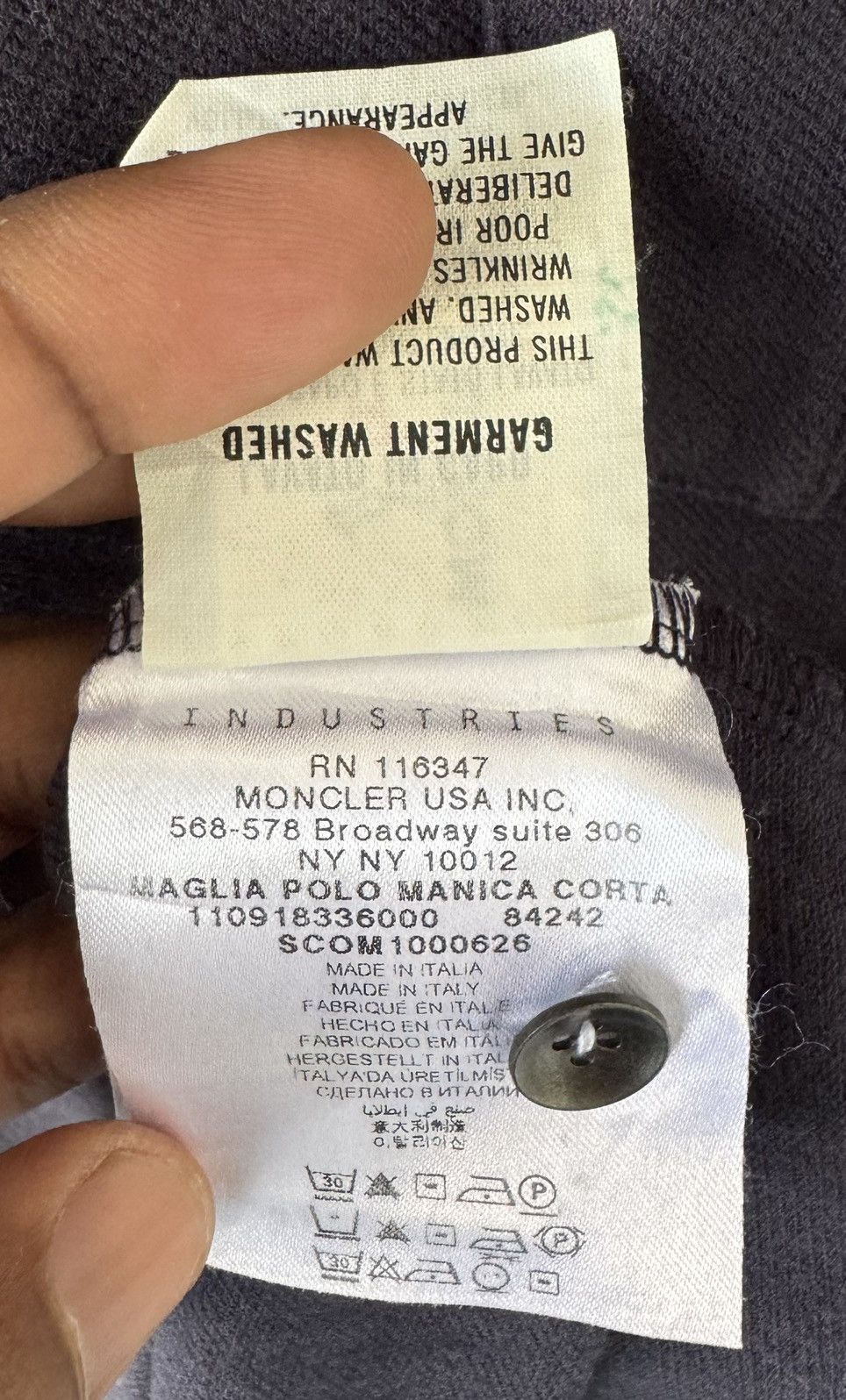 Moncler MONCLER POLOS SHIRT ITALY Size US XS / EU 42 / 0 - 6 Thumbnail