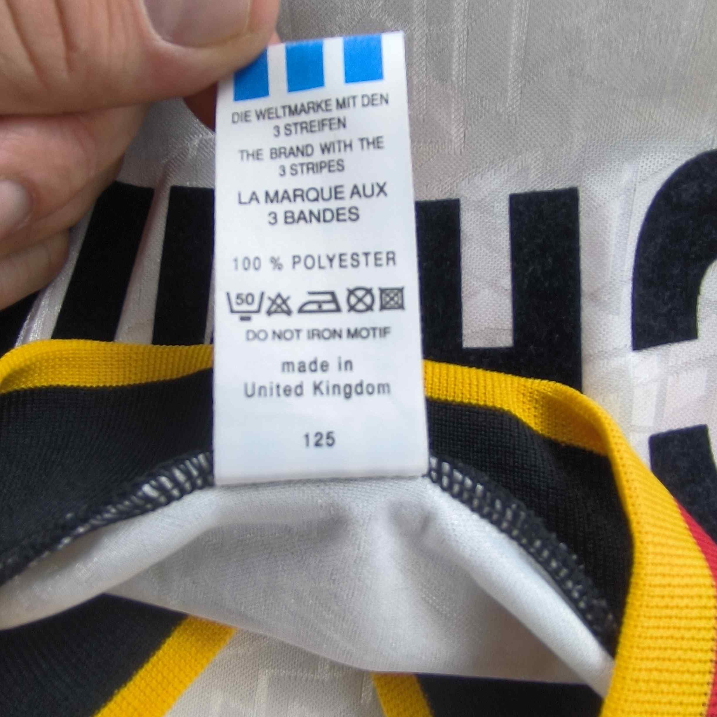 Adidas Germany 1994-96 Adidas home football jersey shirt size XL Size US XL / EU 56 / 4 - 5 Thumbnail