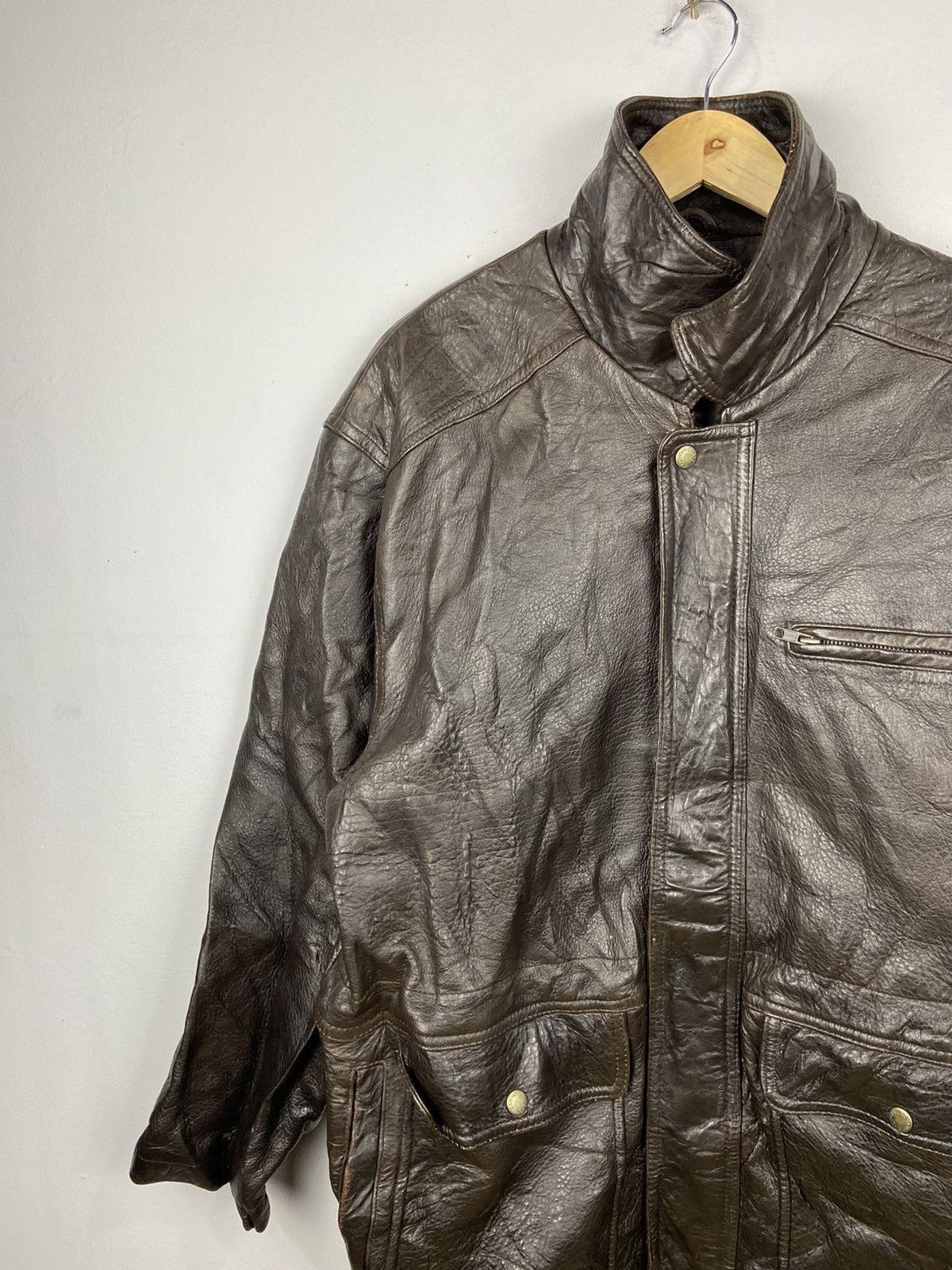 Japanese Brand × Vintage Special Leather D Homme Jacket Size US L / EU 52-54 / 3 - 3 Thumbnail