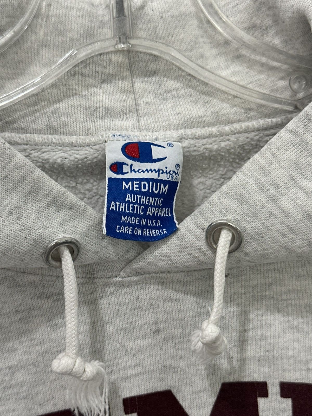 Champion Vintage 90s Champion Athlete Hoodie Made in USA Size Medium Size US M / EU 48-50 / 2 - 4 Thumbnail