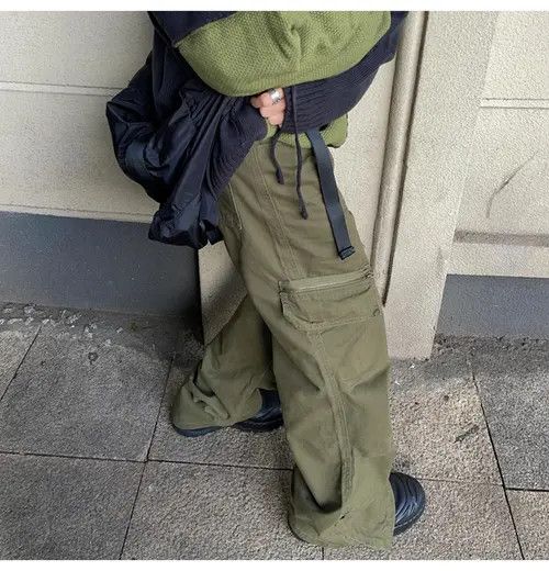Vintage Makihara x Hiro Multi Pocket Olive Green Cargo Pants Size US 28 / EU 44 - 2 Thumbnail