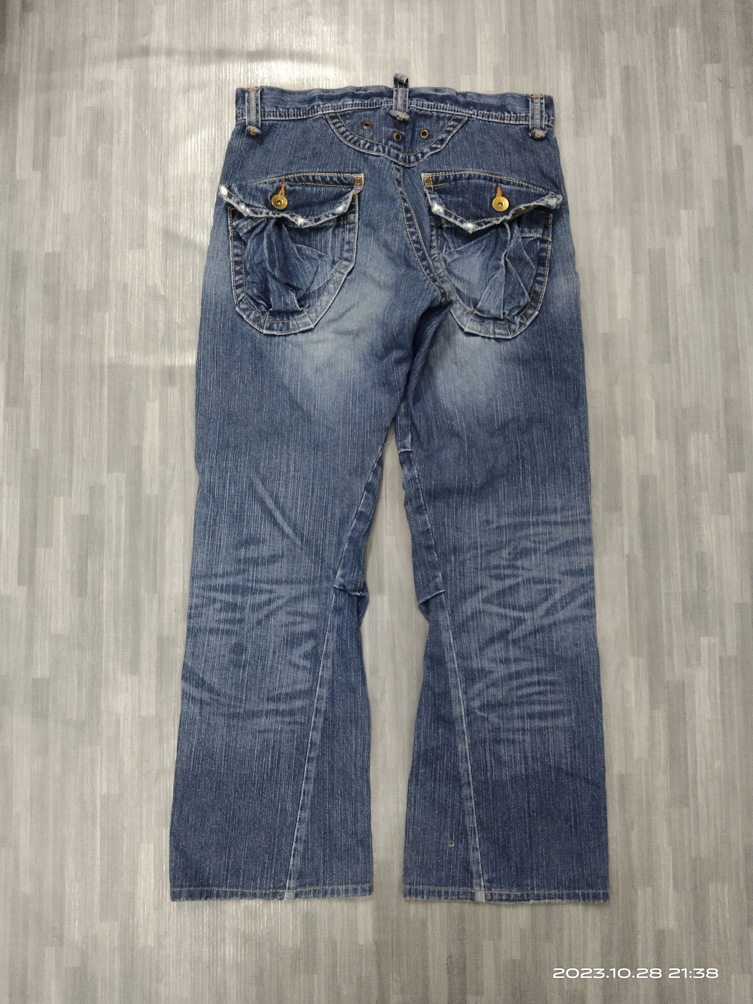Edwin FLARE TWIST SICK EDWIN CARGO PANTS Size US 29 - 3 Thumbnail