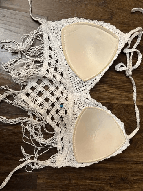 Other Crochet crop top sz S Size S / US 4 / IT 40 - 2 Thumbnail