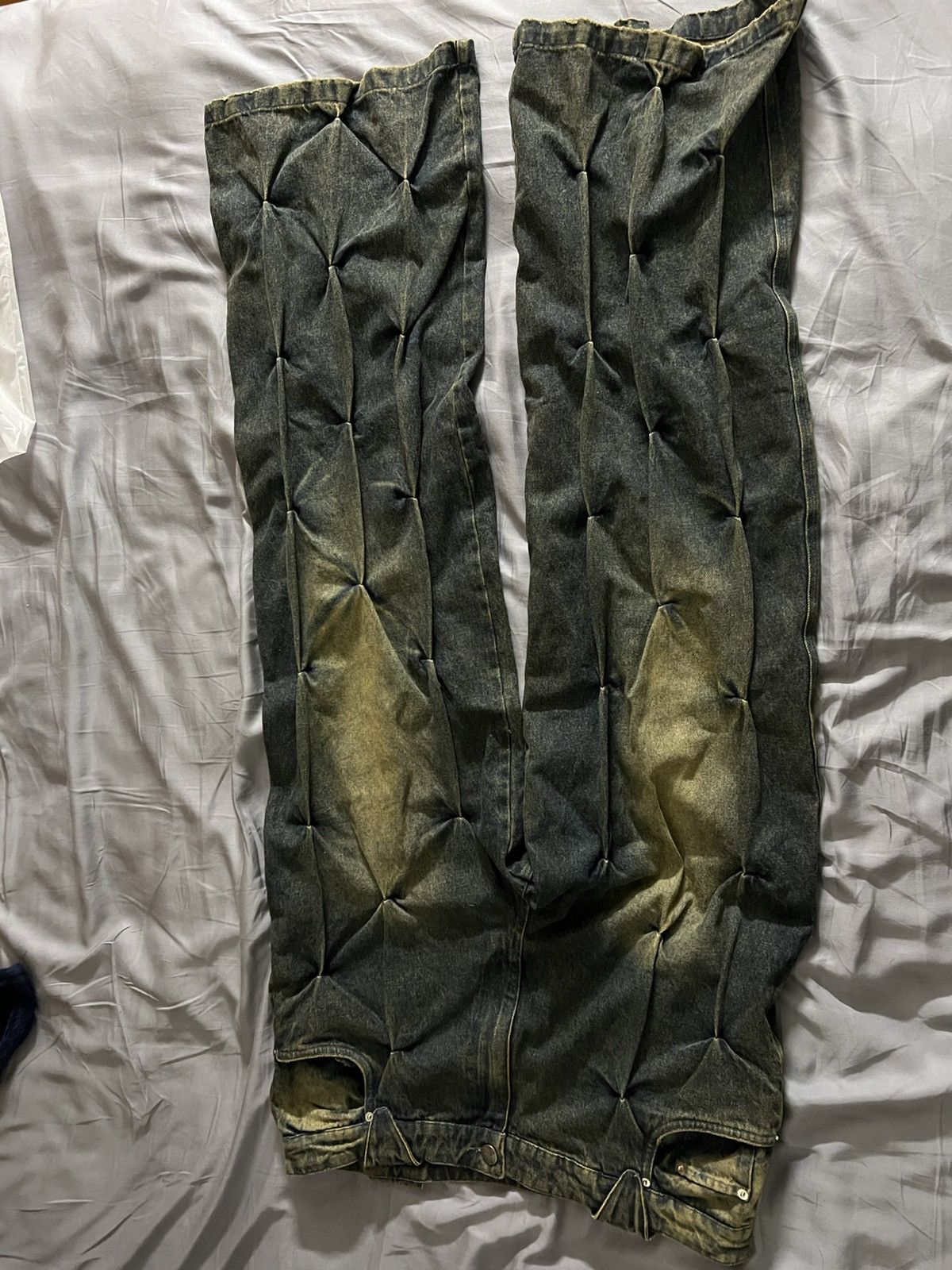 badson 'CORE' DENIM PANTS Sサイズ Bad Son Badson 'core' Denim Pants In Rust | Grailed