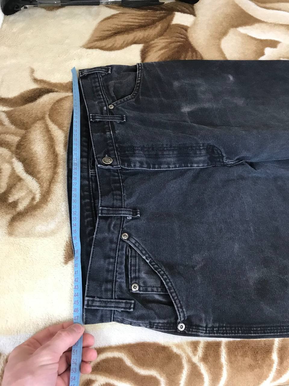 Vintage 🔥 90s Dickies Vintage Y2K Baggy Work Cargo Pants Denim Size US 34 / EU 50 - 10 Thumbnail