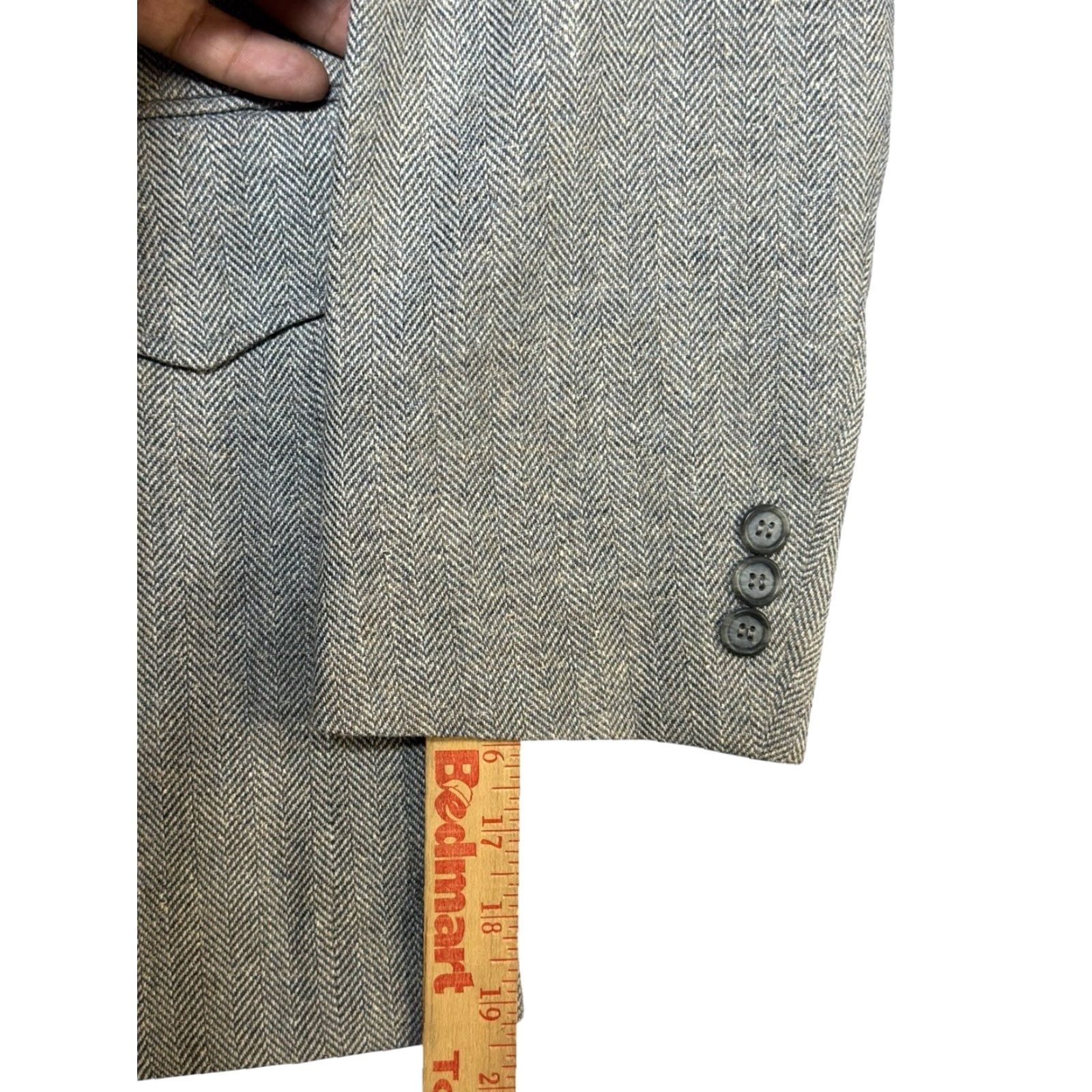 Levi's VINTAGE Levi's Western Wear Blazer Corduroy Gray 42R Men Regular Single-Breasted Notch Lapel Size 42R - 5 Thumbnail