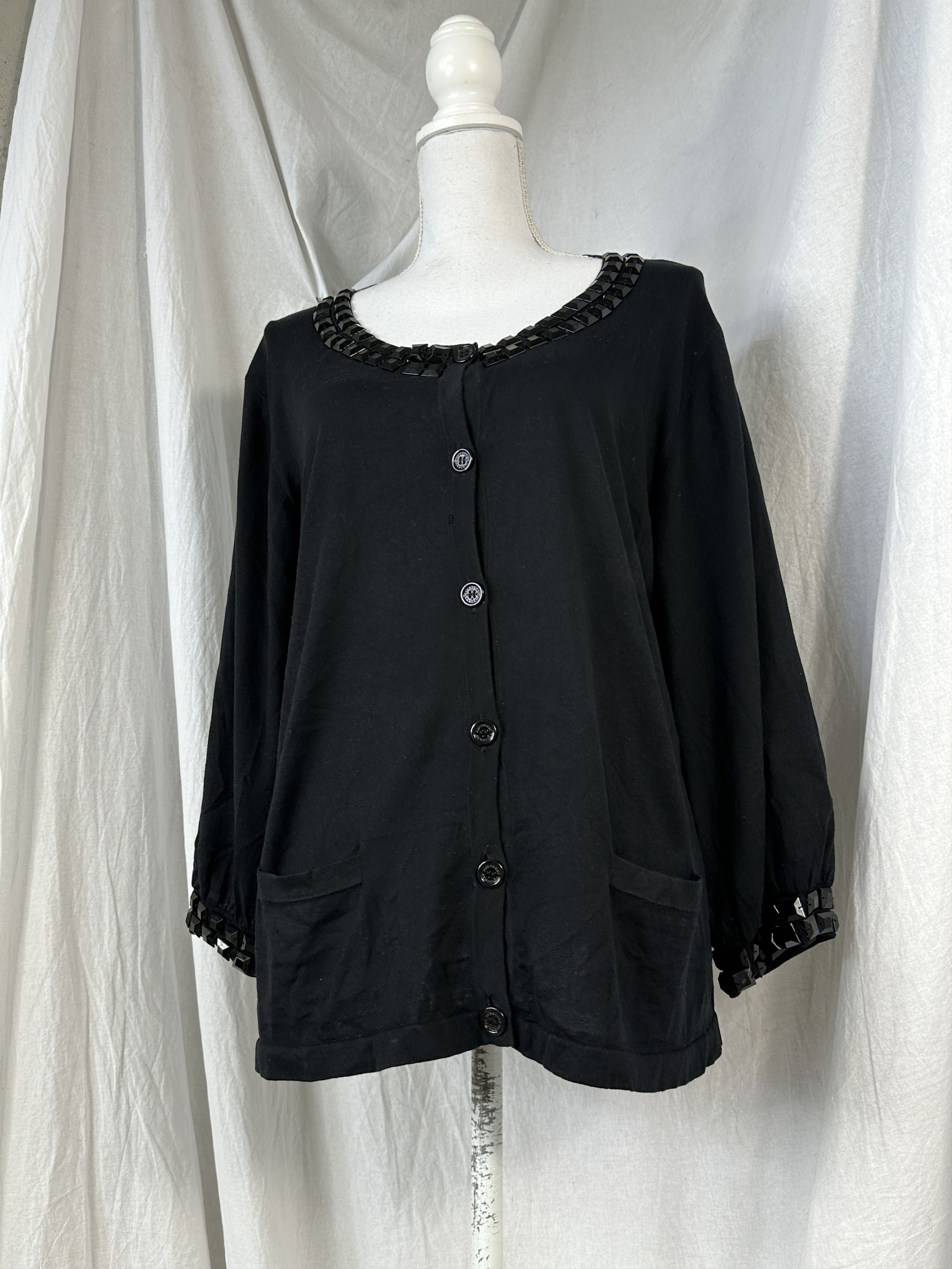 Burberry × Vintage Burberry Women's Casual Y2K Vintage Silk Cardigan Size L / US 10 / IT 46 - 6 Thumbnail