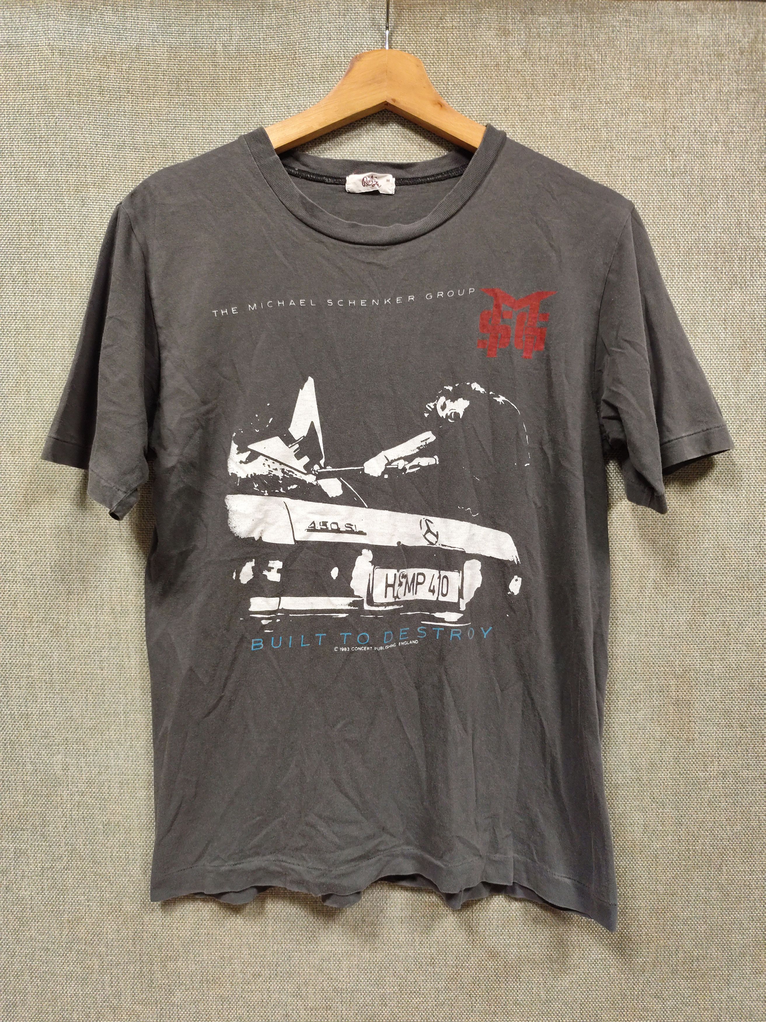 Band Tees Vintage 80s t shirt band the michael schenker group Size US S / EU 44-46 / 1 - 1 Thumbnail